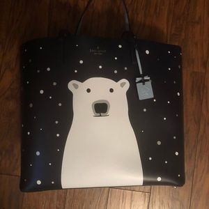Kate Spade polar bear Tote XL